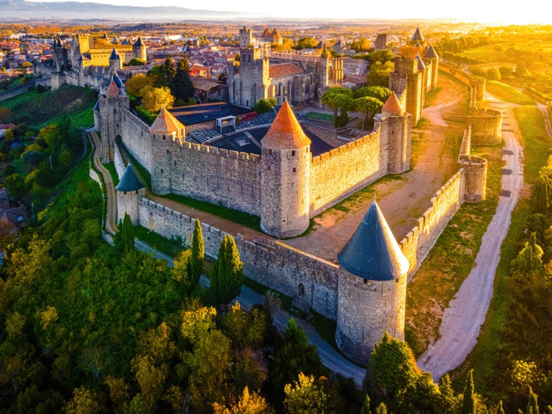 Visite de la Cité de Carcassonne et son Château, merveille d'Occitanie